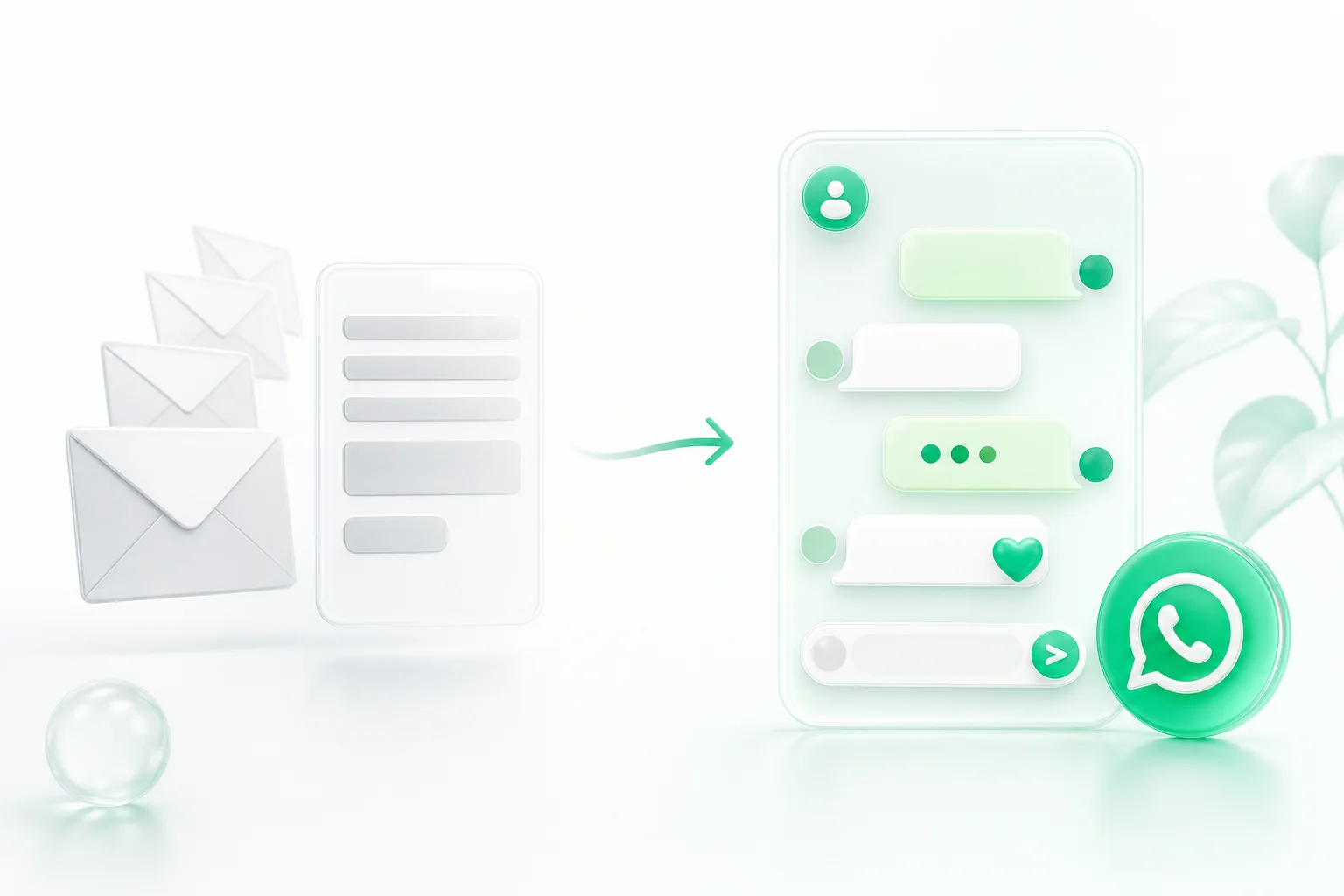 Shifting from cold email and static forms to warm WhatsApp conversations